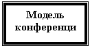 Подпись: Модель конференции