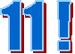 11 !