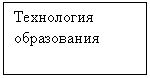 Подпись: Технология образования