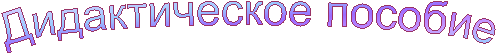 Дидактическое пособие
