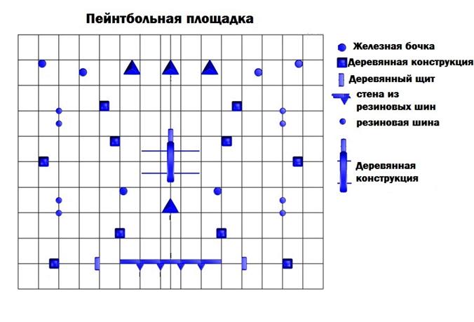пейнтбольная площадка