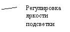 Выноска 2 (без границы): Регулировка яркости подсветки