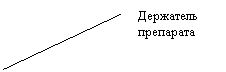 Выноска 2 (без границы): Держатель препарата
