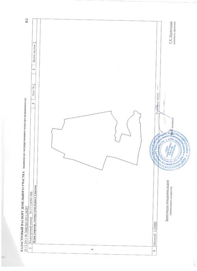 Описание: \\Host\f\РАБОТА 2013\Замена трубы на МН Ухта-Ярославль, 1118.89-1132.09 км\Землеустройство\Земли сх\Племзавод им.Дзержинского\кад.пасп\кад.пасп\Отсканировано 21.06.2jpg