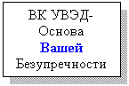 Подпись: ВК УВЭД-
Основа
Вашей
Безупречности